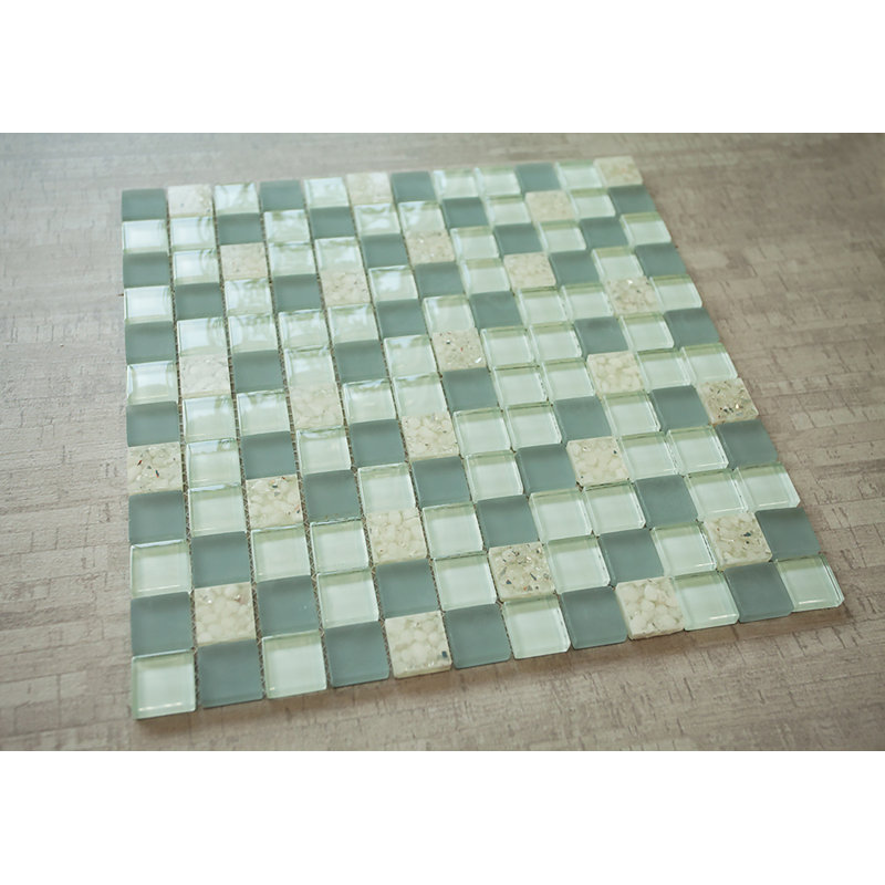 1" x 1" Glass Mosaic Tile
