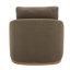 Upholstered Swivel Armchair-574530965