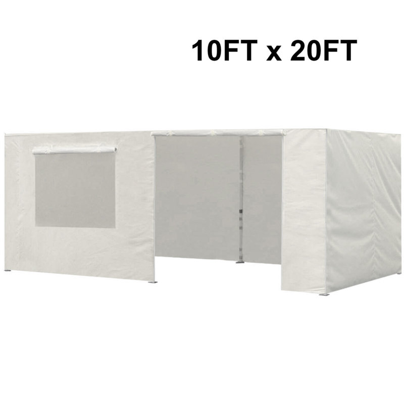 Mur latéral Moguel, H 84 po x l 120 po x P 240 po, Ivoire ivoire