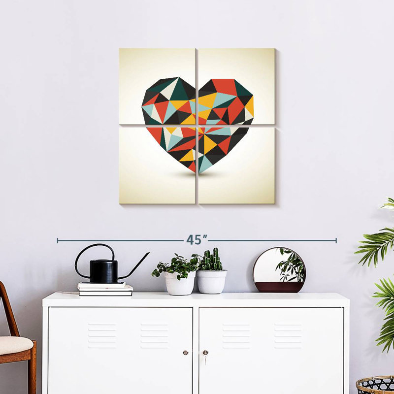 Hardie Abstract Heart, 26" H x 26" W