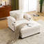 Chaise moderne surdimensionnée avec repose-pieds-120479105