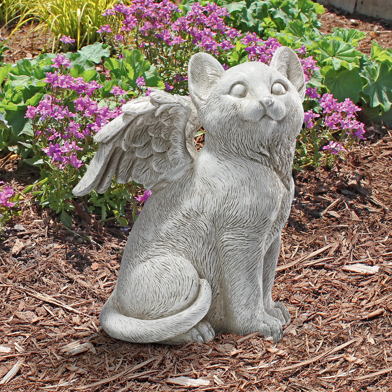 Loving Friend Memorial Pet Animals Weather Resistant UV Resistant Polyresin Garden Statue
