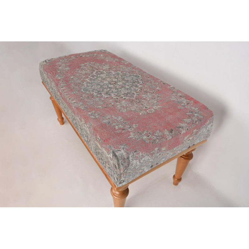 Banc de repose-pieds, banc de café, banc de repose-pieds, banc rembourré, banc de tapis turc, banc Kilim, banc de décoration intérieure, banc fabriqué à la main