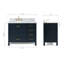 Ensemble de meuble-lavabo simple 43 po Flynt-64627251
