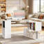 Bureau en L, bureau à domicile, bureau d'ordinateur en coin rotatif (bureau uniquement)