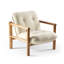 James Outdoor Teak Lounge Chair