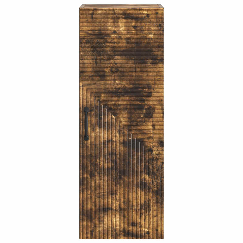 1 -Door Rectangle Accent Cabinet, Smoked Oak