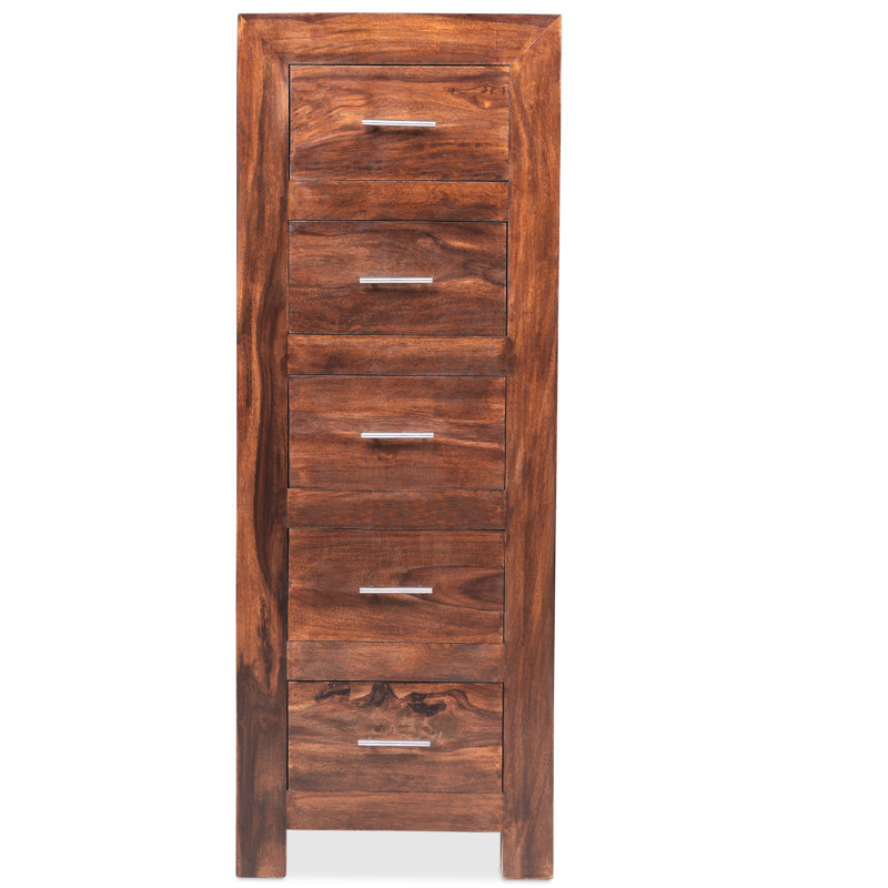 Heritage 5 Drawer 45cm W Solid Wood Lingerie Chest