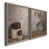 Cadre en papier gris