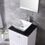 Ensemble de meuble-lavabo simple 25 "avec miroir Brandelynn