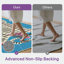 Tapis d'intérieur bleu / rose / beige lavable en machine à imprimé animalier Tiger-1088813753