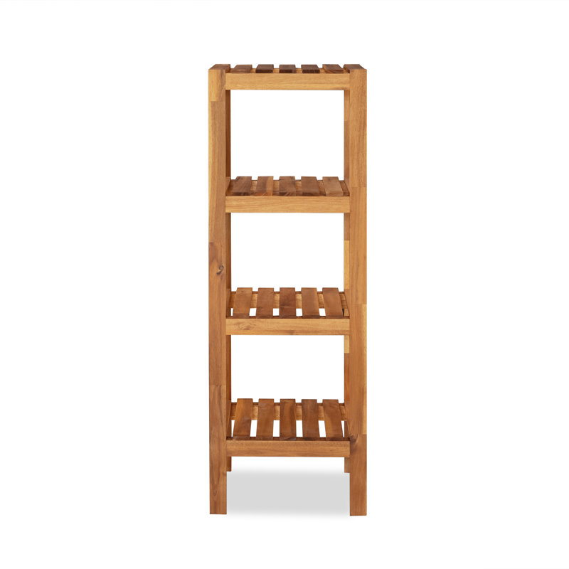37.1cm W Solid Wood Storage Rack