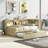 Twin Size Daybed With Trundle, Storage Cabinets And USB Ports-1687113174