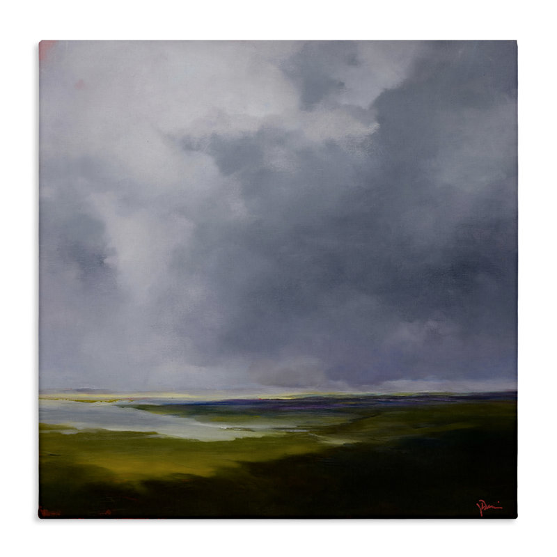 «The Cloudy Landscape», art mural par Patrick Dennis, H 17 po x l 17 po