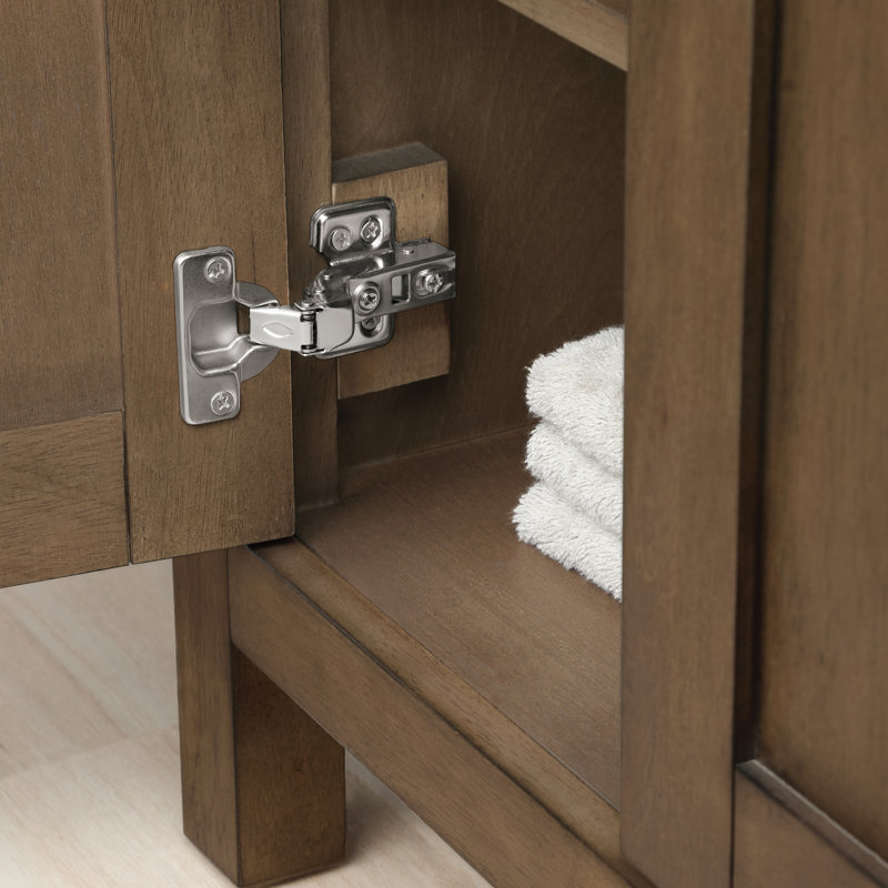 Toviah 48.03'' Single Bathroom Vanity with Engineered Marble Top