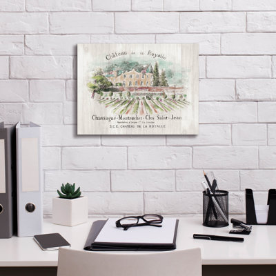 Astoria Grand 'Chateau Royalle On Wood Color' by Danhui Nai Canvas Wall Art