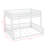 Full XL Over Queen Bunk Beds, Bunk Bed Frame With Ladder & Guardrails-767154906