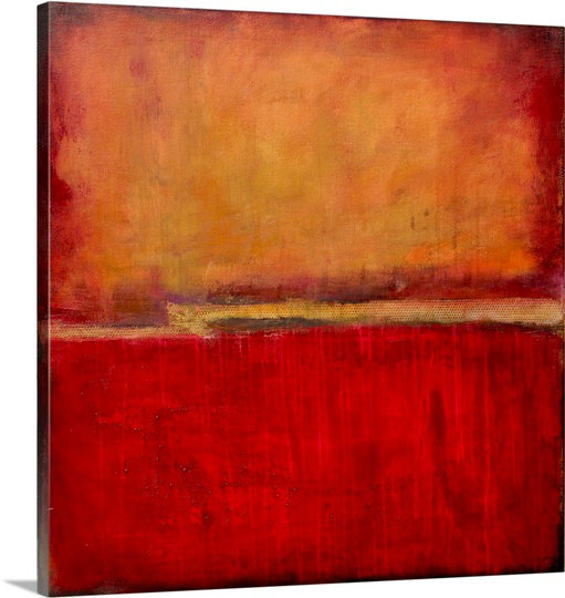 Gnadenhutten Under The Tuscan Sun' by Erin Ashley Painting Print on Canvas Wrought Studio™ 