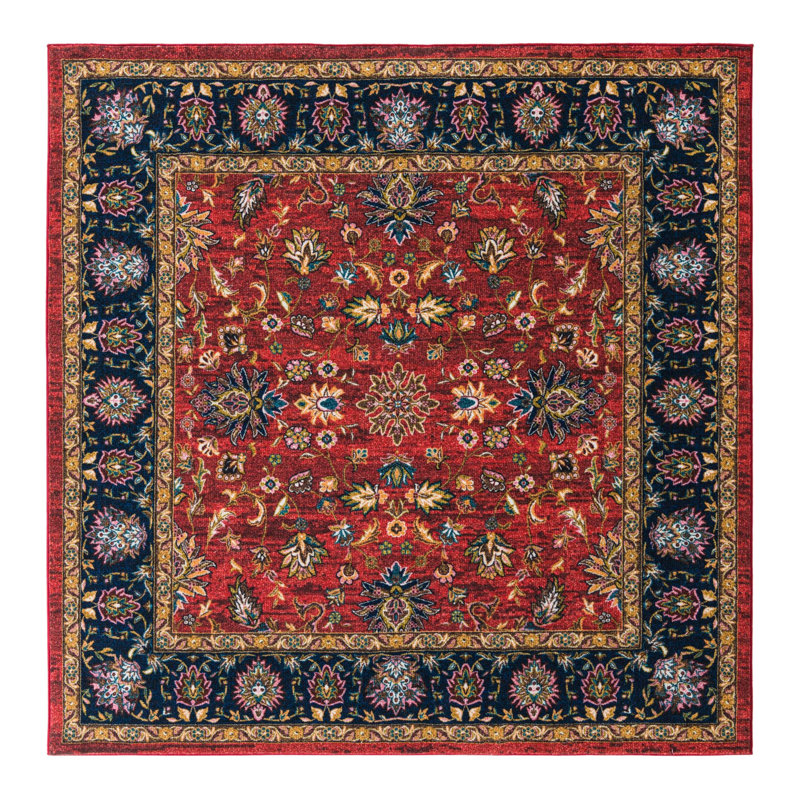 Abisha Oriental Indoor Rug, Square 7'10"