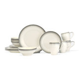 Swirl 16 Piece Dinnerware Set, Service for 4