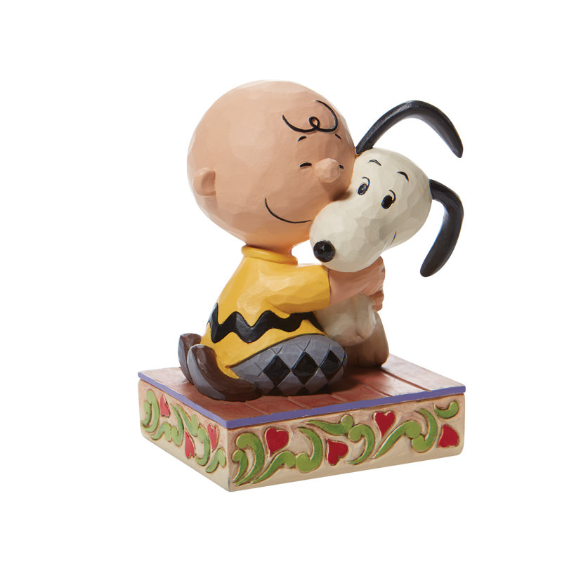 Figurine Peanuts par Jim Shore Charlie Brown et Snoopy