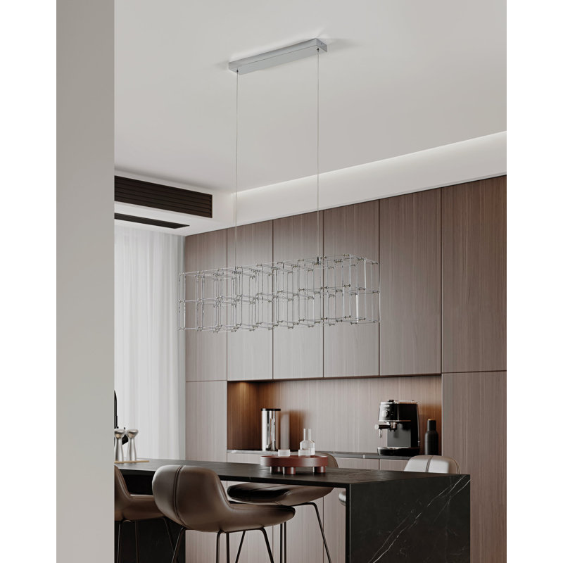 Tama 81-light Chrome LED Pendant Light