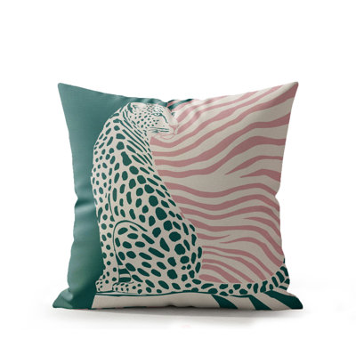 Coussin intérieur en faux suède Damisa