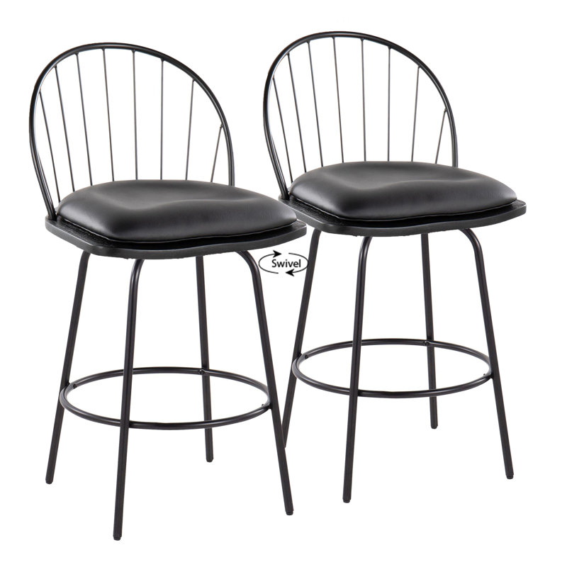 Tabouret de comptoir 26,25 po Arabelle, Tabouret de comptoir (siège d'une hauteur de 26,2, Brun
