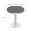 Table bistro ronde de 31,5 pouces avec plateau en faux marbre et plateau en métal robuste, facile à assembler, diamètre de la structure en métal robuste-1038061922-1038061923