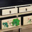 Console en bois d'orme massif