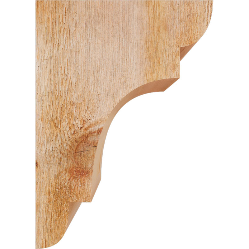 New Brighton Corbel, H 14 po x l 6 po x P 10 po, Cèdre rouge, Sciage brut