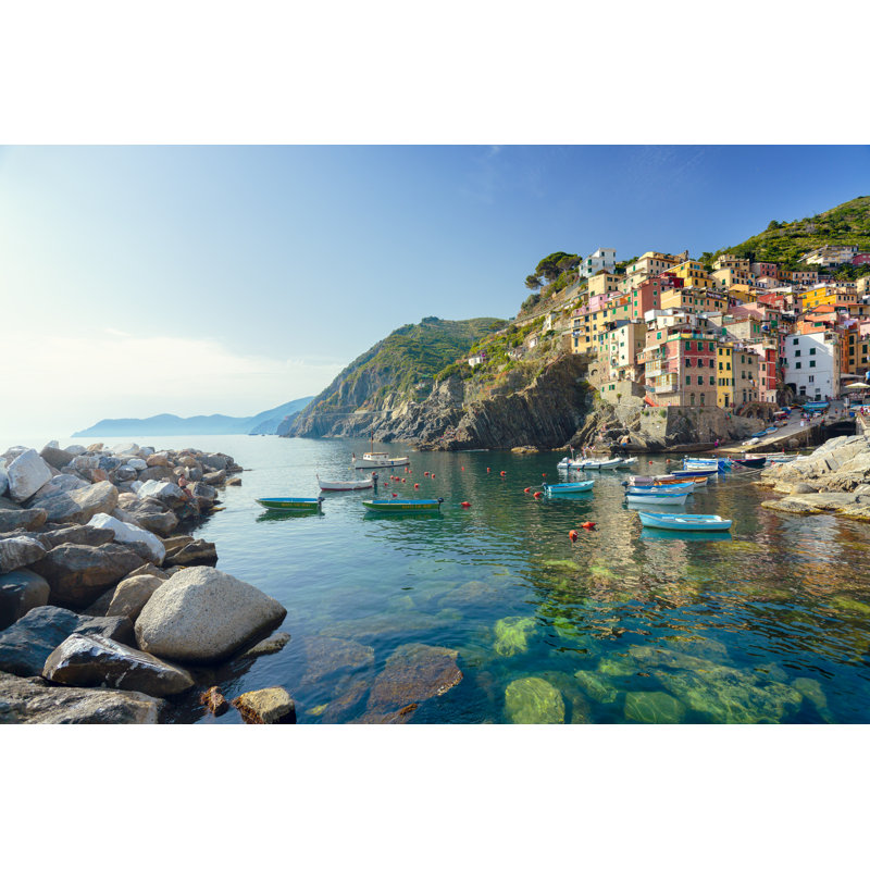 Riomaggiore - Wrapped Canvas Print, 61cm H x 91cm W x 3.8cm D