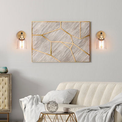 Modern Tranditional 1-Light Brass Wall Sconce