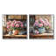 Hortensias à la ferme dans un vase en poterie I - Hortensia - Art mural traditionnel 2 pièces-2106248413-2106248414-2106248404