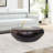 Helios Drum Shape Coffee Table, Black-124580254