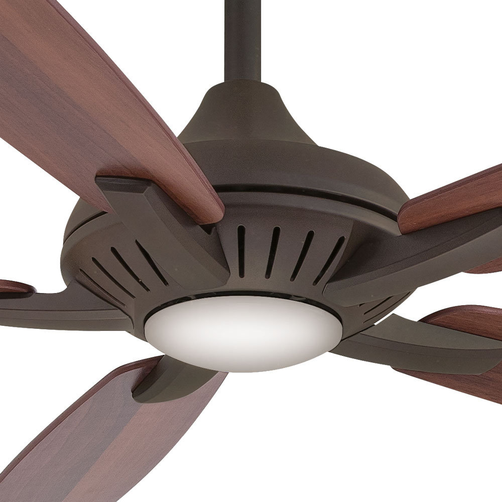 Dyno 52" Ceiling Fan with Light Kit, Oil Rubbed Bronze
