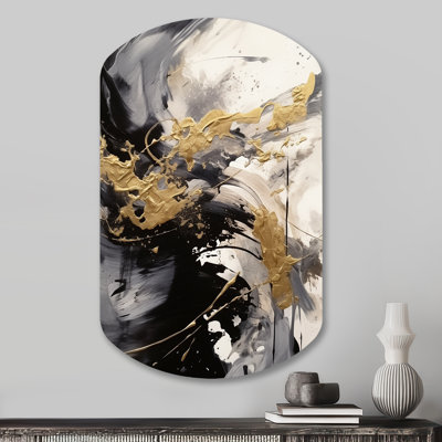 Elvis - Asymmetrical Abstract Metal Art, Cylinder Metal Wall Sculpture Print