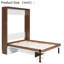 Lit escamotable multifonctionnel pliable avec bureau d'étude-433327456