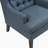 Keisha 29" Traditional Wingback Accent Chair with Textured Fabric Upholstery, Button-Tufted Back & Foam Cushioned Seat-1295296724