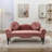 53.8" W Upholstered Loveseat With Nailhead Trim-1445073020