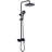 All‑In‑One Shower System Kit-Wall Mounted Shower Faucet System with Rainfall Shower Head & 3‑Function Handheld