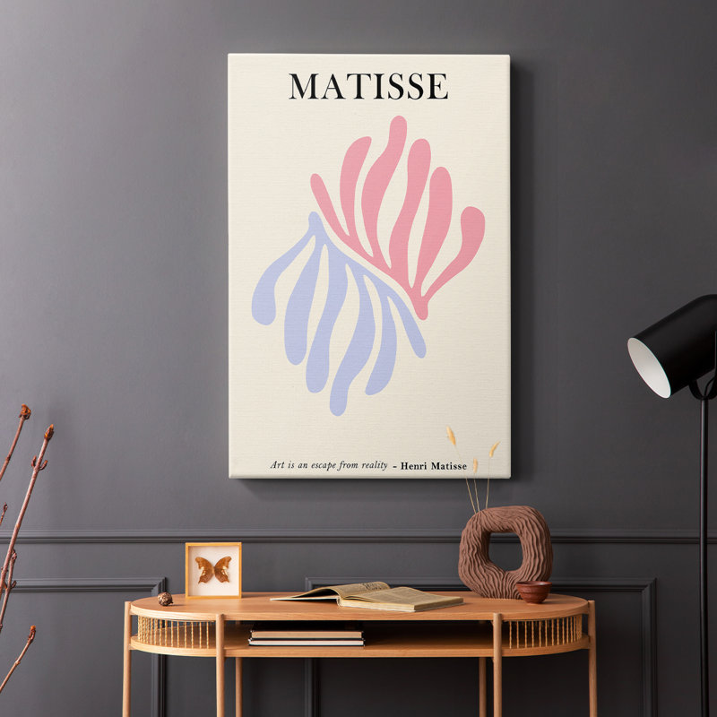 Matisse CDL XXXVII, reproduction d'art encadrée Cavas, H 27 po x l 18 po