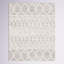 Tapis marocain en laine gris anthracite / crème à tissage plat Latrissa-1482889565