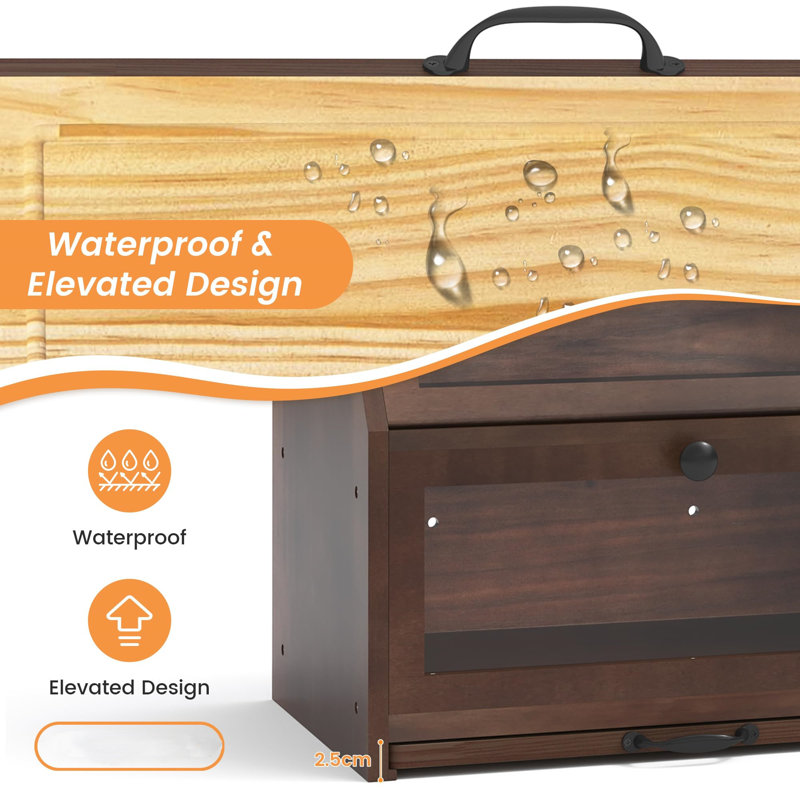 Wood Food Storage Container