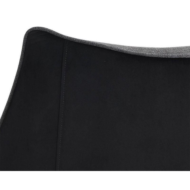 Sorrel Tufted Lounge Chair, Black