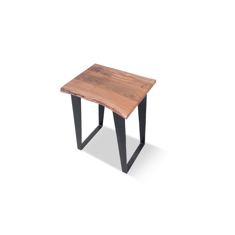 Cheriah Solid Wood Top End Table