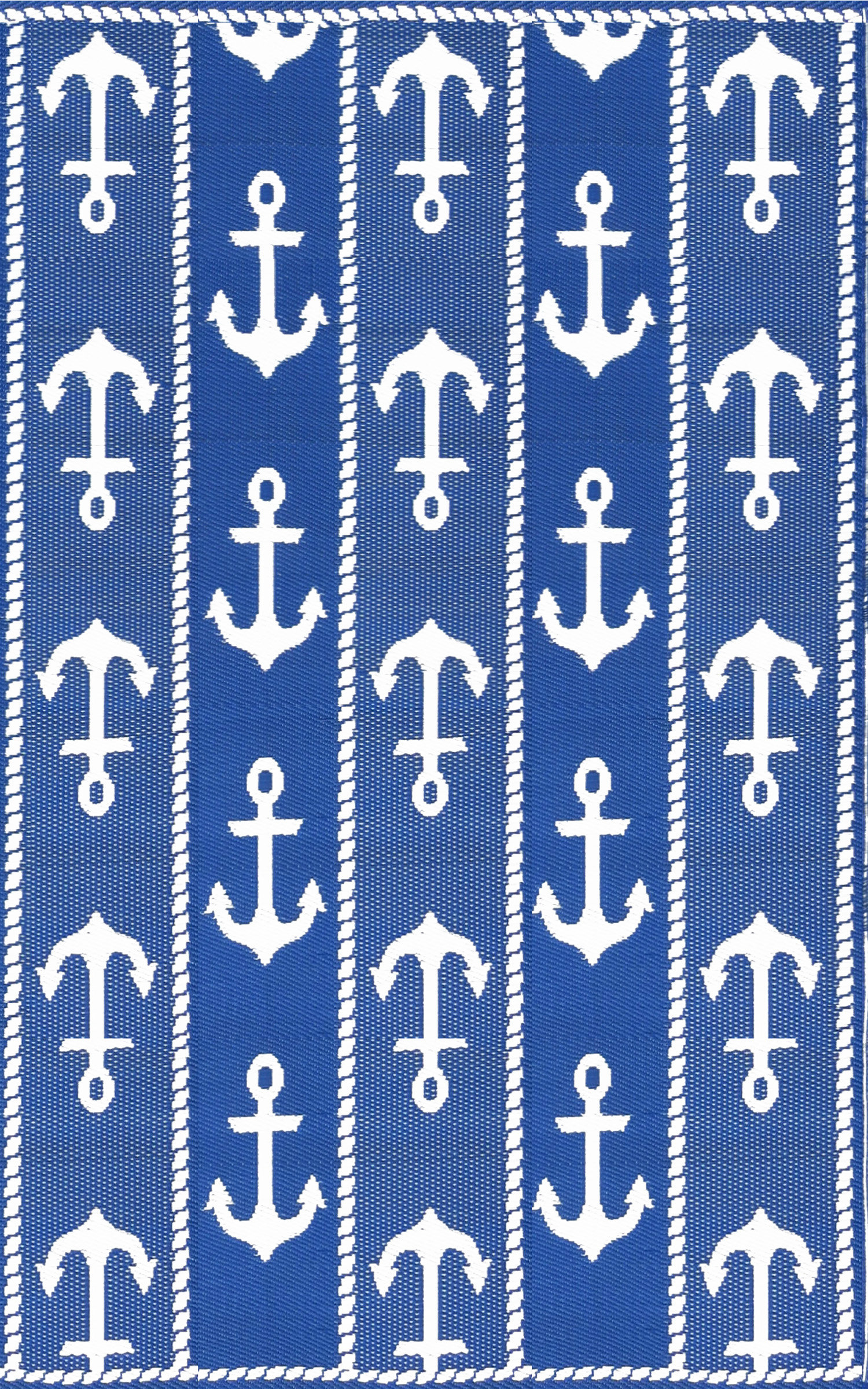 Mad Mats Anchor Reversible, UV Resistant Blue & White Indoor/Outdoor