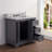 Derby 36" Carrara White Marble Countertop Bath Vanity with Faucet-1588117376-1588117407