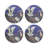 Summer Palace Vegan Leather Round Pebble Placemat-50817775