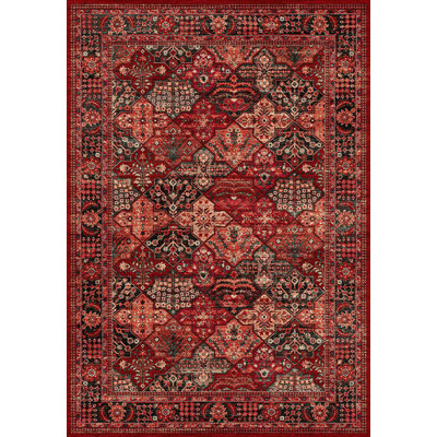 Majestic GC_RYL1010 Red 2 Ft. 7 In. X 9 Ft. 10 In. Area Rug